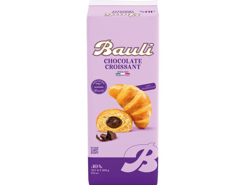 Bauli Croissant – Schokolade 10 Stück, 500 g