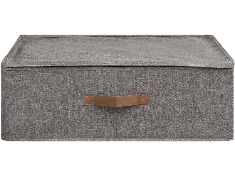 [2055278] House Nordic Aufbewahrungsbox Noto, 56 x 47 x 18 cm, Dunkelgrau
