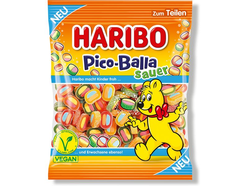 Haribo Gummibonbons Pico Balla Sauer 160 g