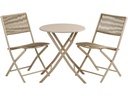 House Nordic Bistro-Set Arcas Taupe