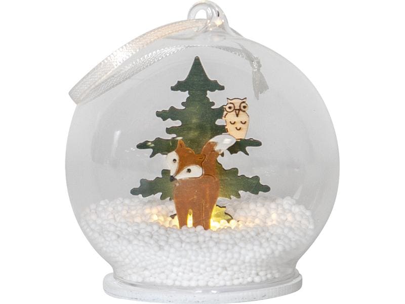 [1187226] Star Trading Kugel Forest Friends 9 cm, Mehrfarbig