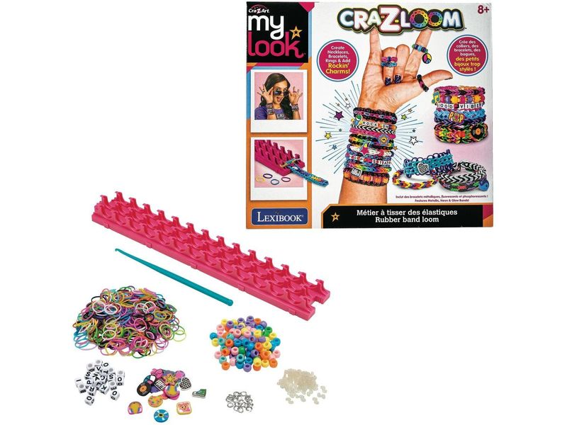 [2085015] Cra-Z-Art Kreativset My Look Gummis Kunststoff