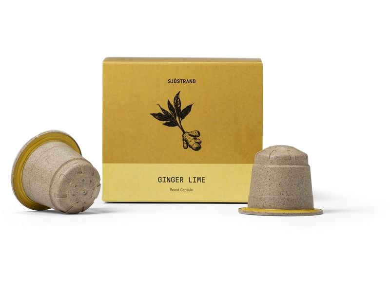 [2088536] Sjöstrand Kaffeekapseln Boost Ginger-Lime 10 Stück