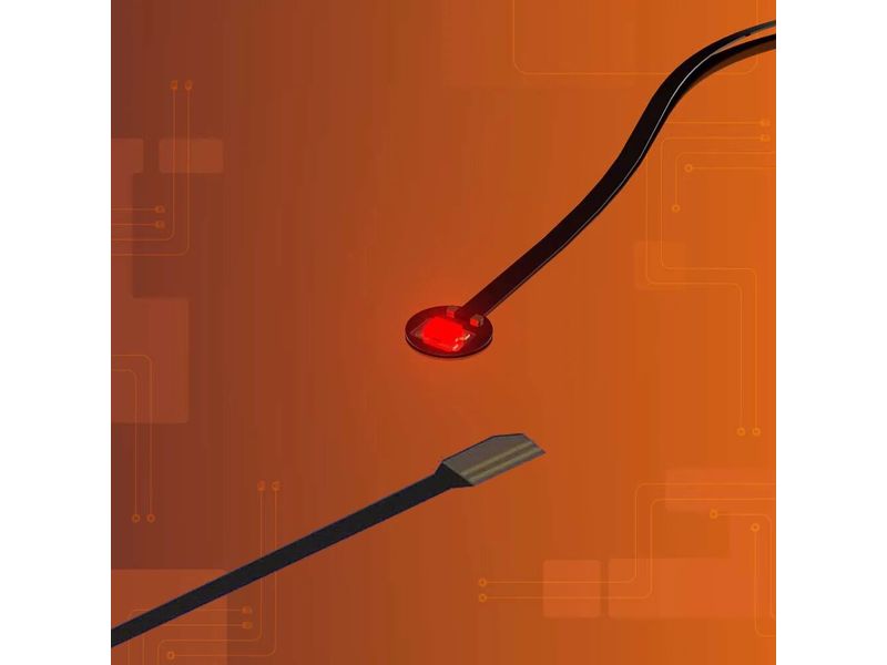 Light My Bricks 2.0 Astro LED Rot mit 30 cm Flachkabel 4er Pack