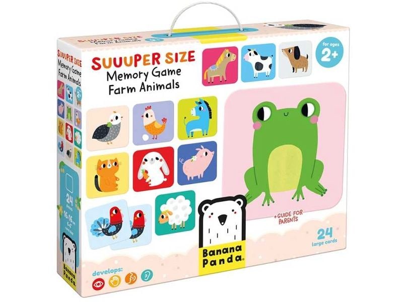 [2083935] Banana Panda Memo-Spiel Suuuper Size Farmtiere