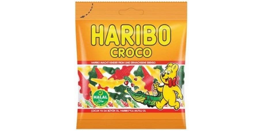 Haribo Int. Gummibonbons HALAL Croco 100 g