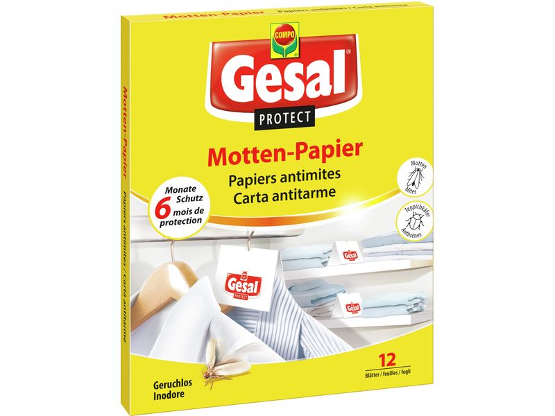 Gesal Protect Motten-Papier 12 Blätter