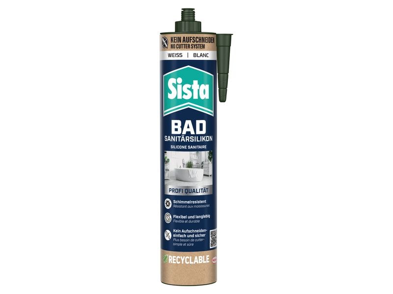 [2098904] Sista Bad Sanitärsilikon 280 ml, Weiss