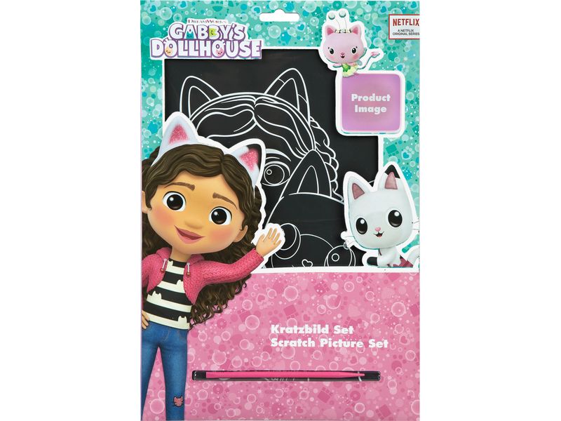 [1684050] Undercover Fanartikel Kratzbild Set Gabby's Dollhouse