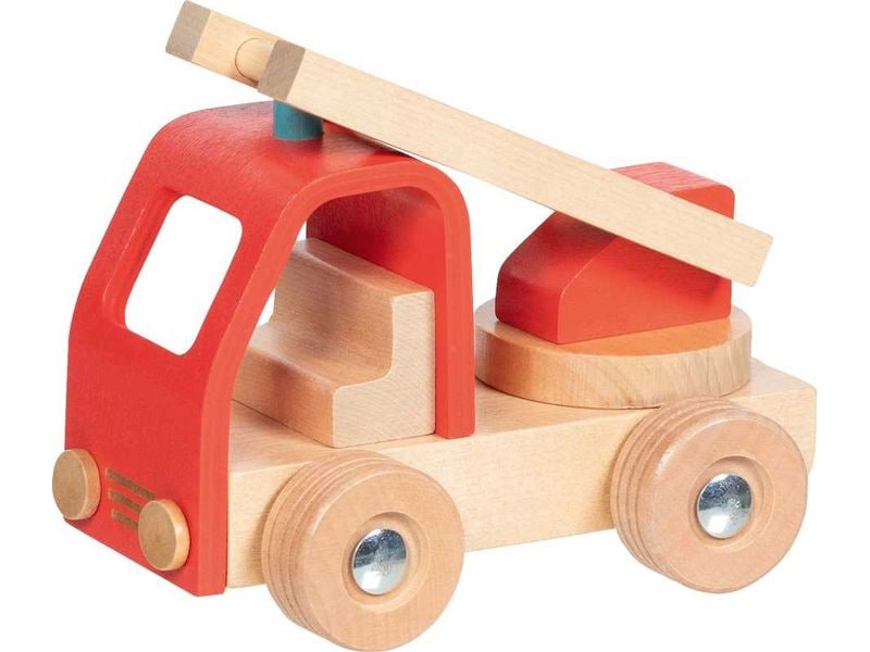 [2083127] Goki Feuerwehr Leiterwagen 15.5 x 9.5 x 12.5 cm