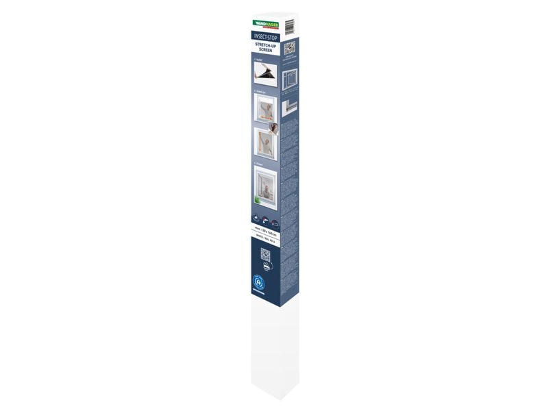 [2040730] Windhager Teleskopfenster Stretch 120 x 140 cm, Weiss
