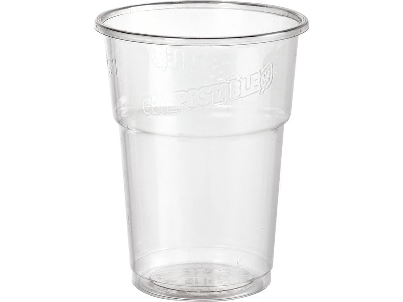 Duni Einwegbecher 250 ml PLA Füllstrich 50 Stück