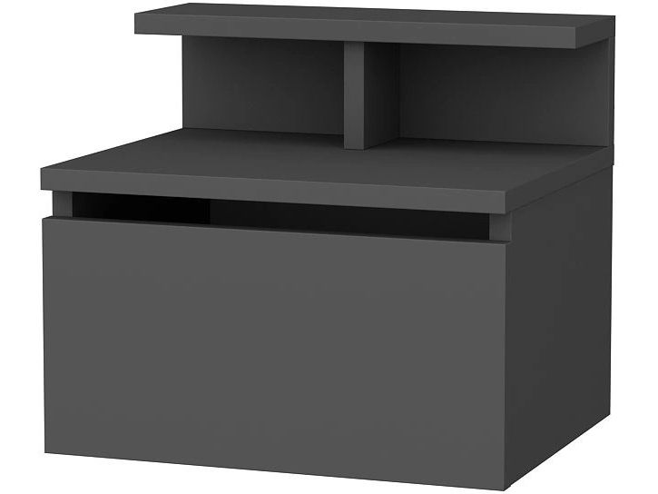 [2085853] Woody Fashion Nachttisch Alice 39.8 x 35 cm, Schwarz