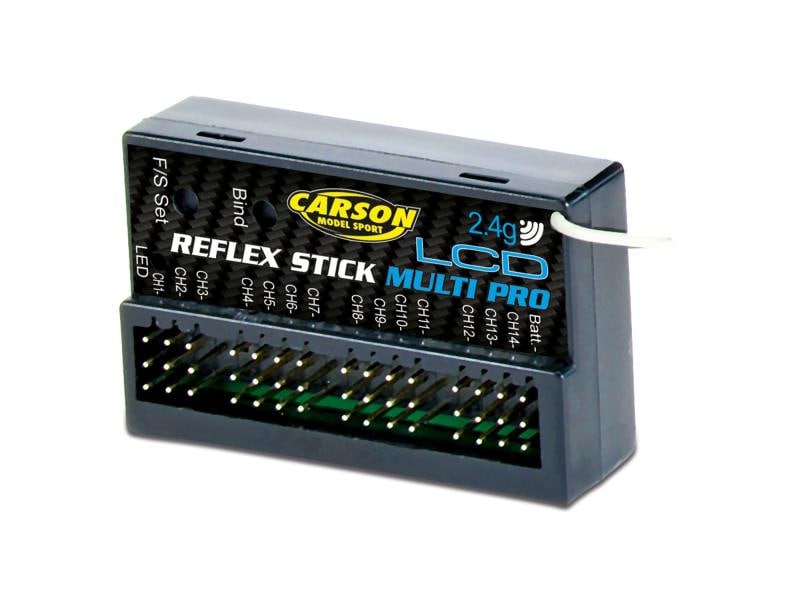 Carson Empfänger Reflex Stick Multi Pro LCD 14-Kanal