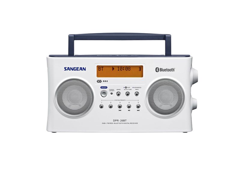 [2100011] Sangean Radio DPR-26BT Weiss