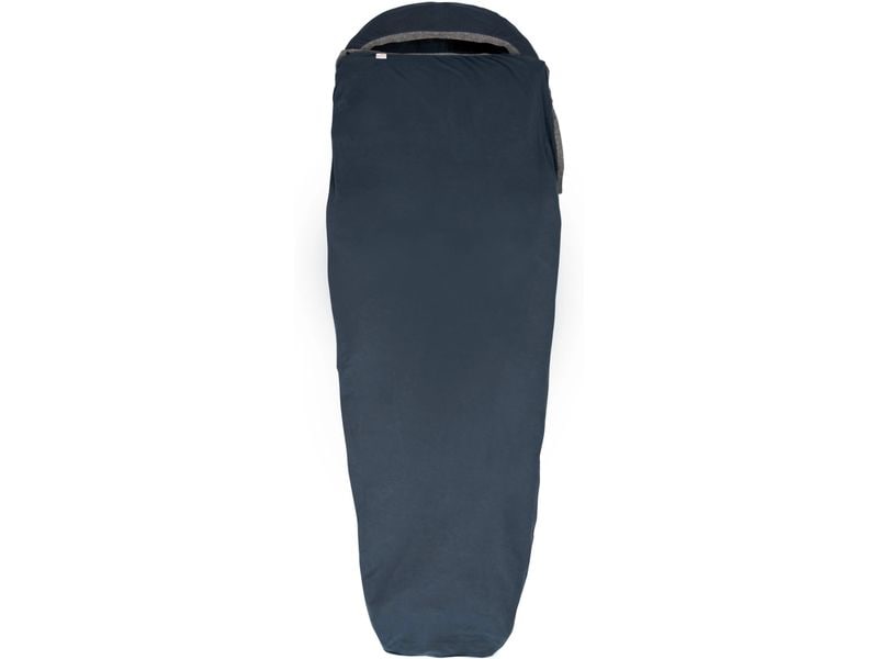 [1931799] Grüezi Bag Schlafsack WoodWool Liner 200 cm, Blau/Grau