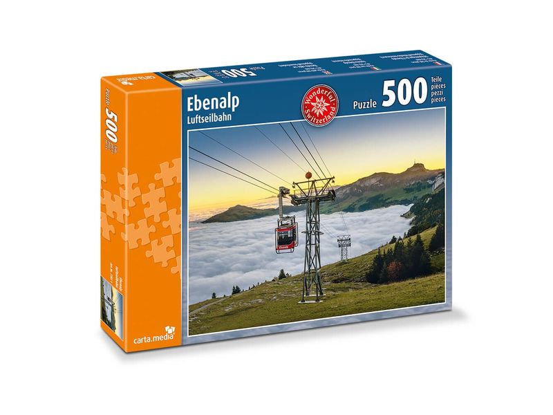 Carta.Media Puzzle Luftseilbahn Ebenalp 500 Teile