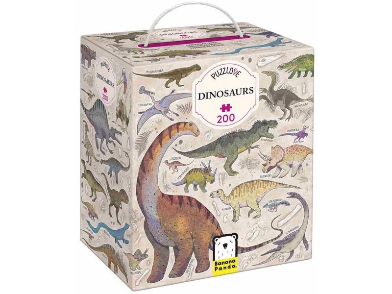 Banana Panda Puzzle Puzzlove Dinosaurs Pappe 200 Teile