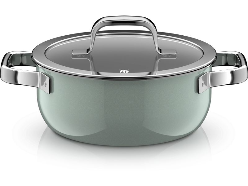 WMF Kochtopf Fusiontec Mineral Pro 20 cm, Eukalyptusgrün