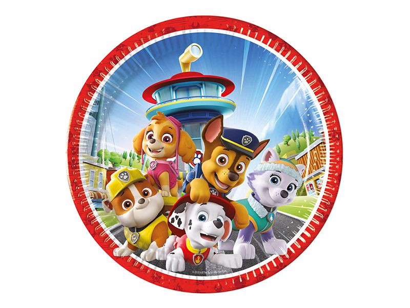 We fiesta Party Einwegteller Paw Patrol 23 cm, 8 Stück