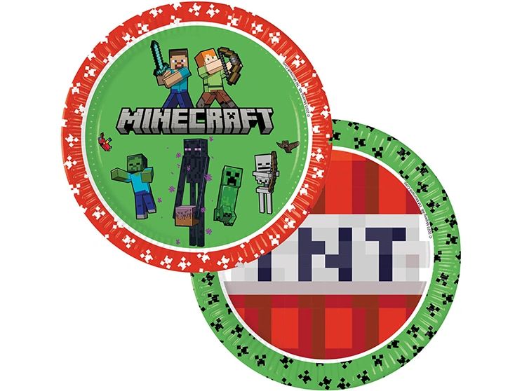 [2088931] We fiesta Party Einwegteller Minecraft 23 cm, 8 Stück