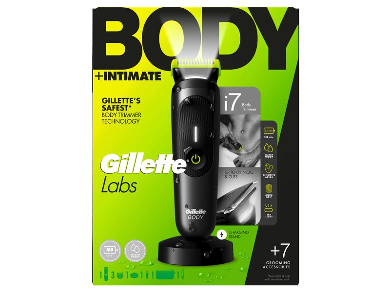 [2104495] Gillette Körperrasierer + Intimhaartrimmer für Männer i7