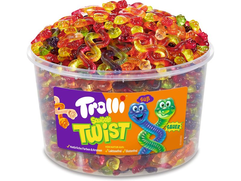 [2107760] Trolli Gummibonbons Squiggle Twist 1200 g