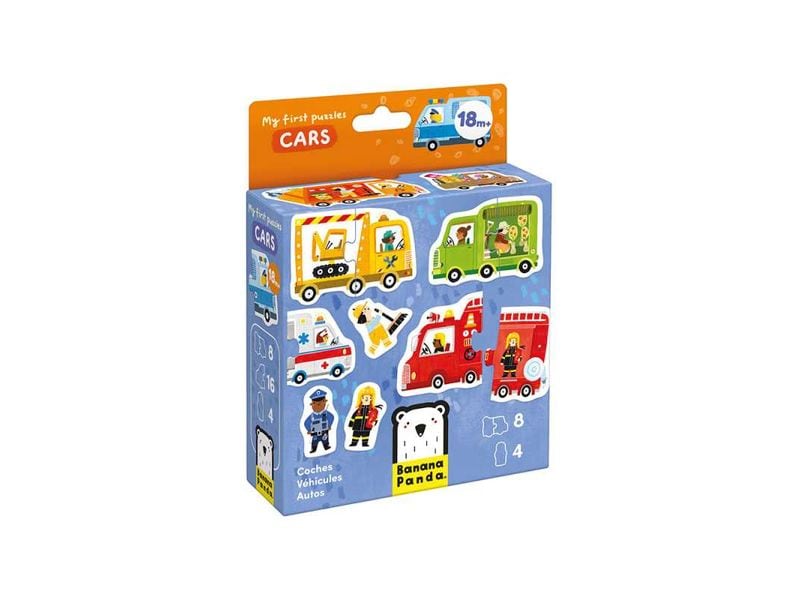 Banana Panda Puzzle My First Cars Pappe