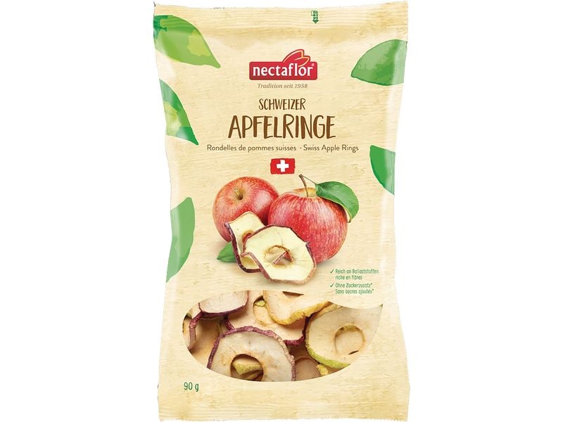 Nectaflor Schweizer Apfelringe 90 g