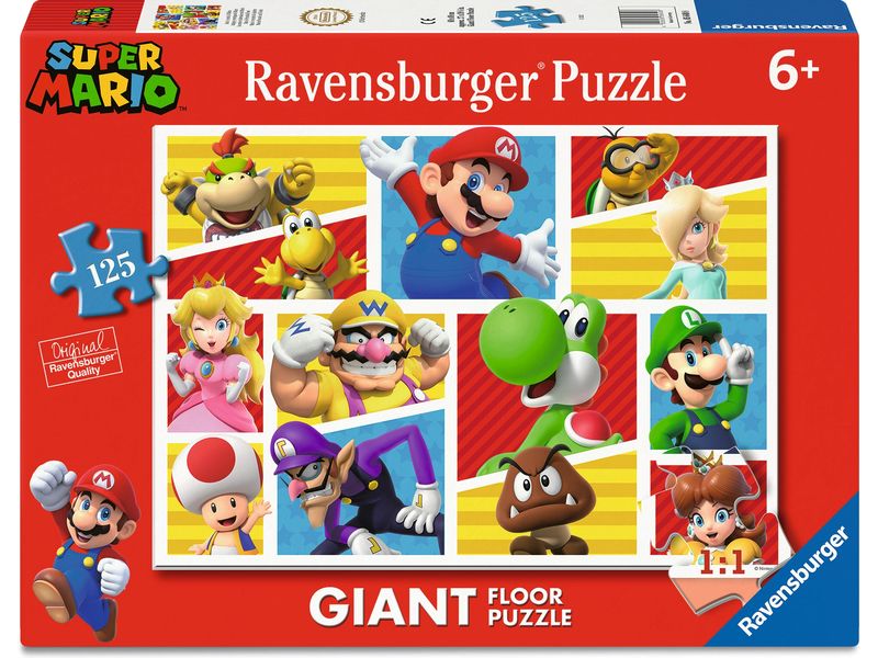 [2059418] Ravensburger Bodenpuzzle Super Mario, 125 Teile