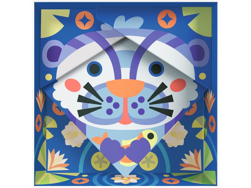 [2059568] Ravensburger Malen nach Zahlen Set Do it together Otter Mehrfarbig