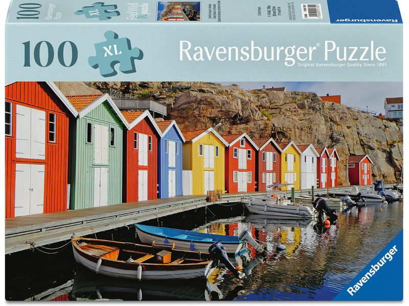 Ravensburger Puzzle Bunte Häuser in Schweden 100 XL-Teile