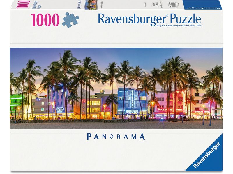 Ravensburger Puzzle Nachtlichter am Ocean Panorama 1000 Teile