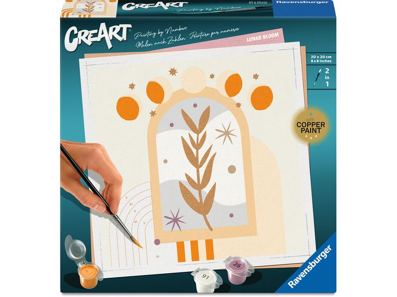 Ravensburger Malen nach Zahlen CreArt Mondblüte 20 x 20 cm