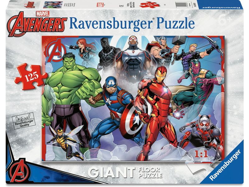 Ravensburger Puzzle Giant Marvel Avengers, 125 XXL-Teile
