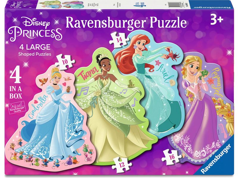 Ravensburger Kinderpuzzle 4x Disney Princess