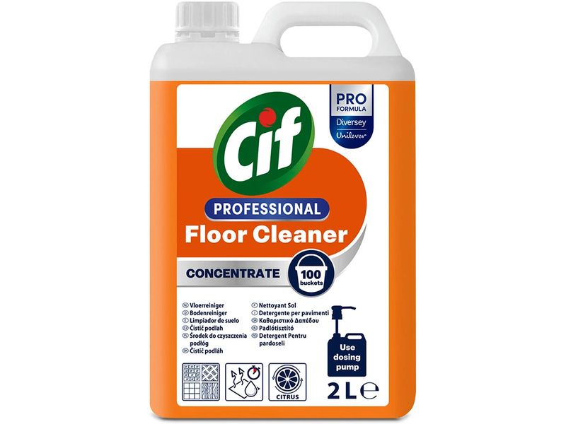 [2052644] Diversey Pro Formula CIF Konzentrierter Bodenreiniger 1x2 L