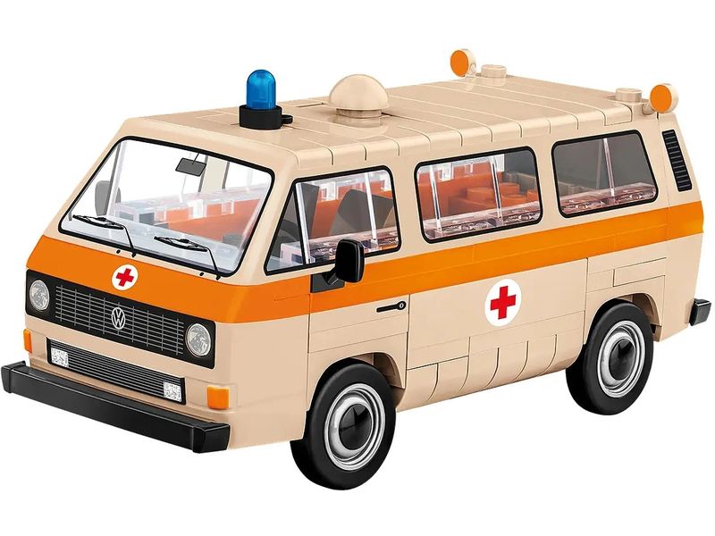 COBI Bausteinmodell Volkswagen T3 Krankenwagen 1:35