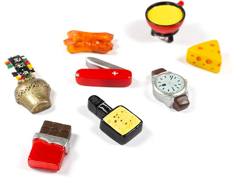 [2093480] Trendform Haftmagnet Switzerland, 8er Set, Multicolor