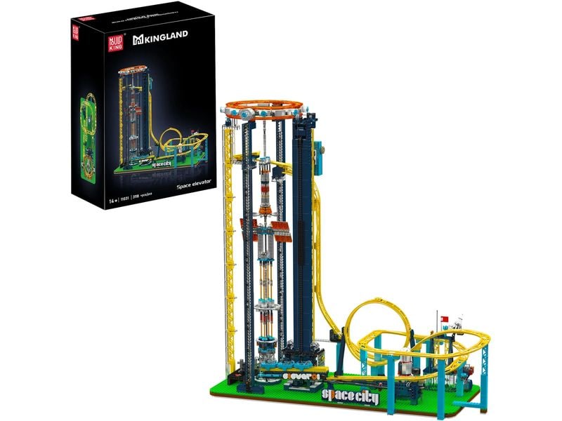 Mould King Space Elevator Achterbahn Elektrisch