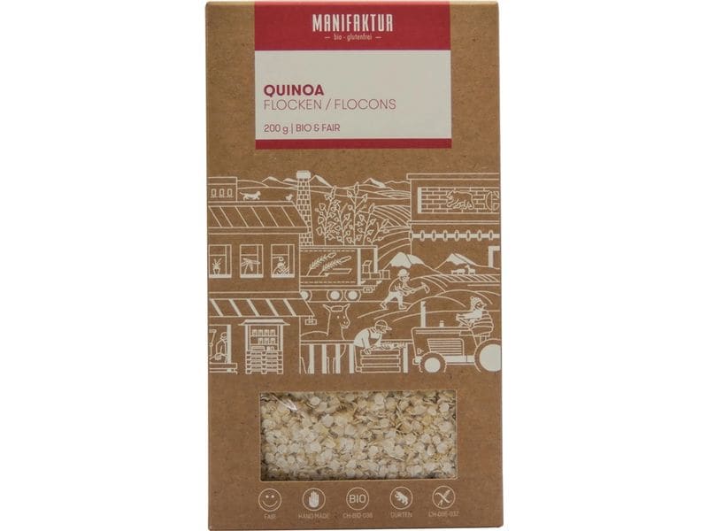Manifaktur Quinoa Flocken, glutenfrei 200 g
