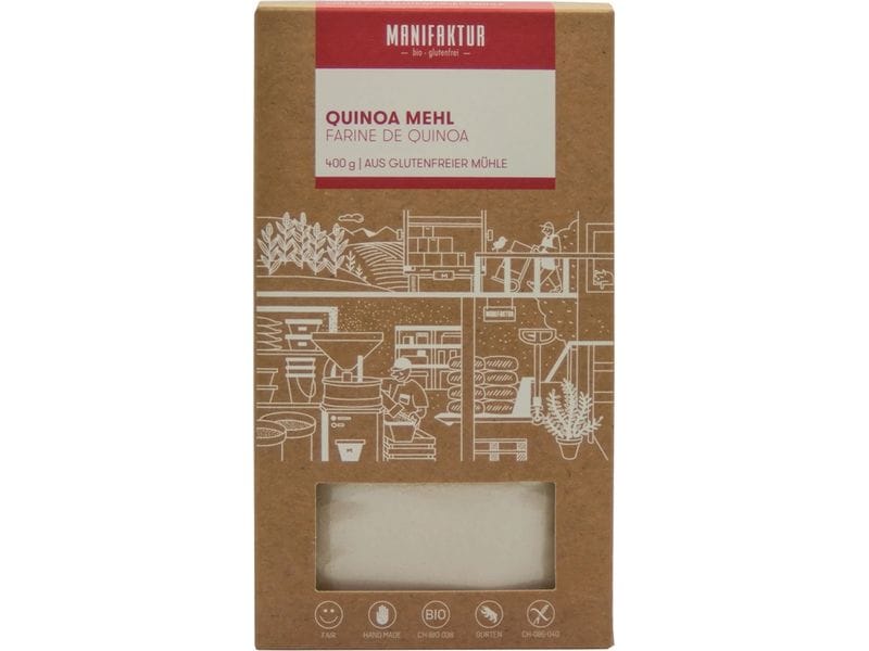 [2113456] Manifaktur Quinoa Mehl, glutenfrei 400 g