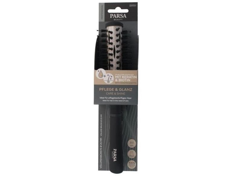 Parsa Beauty Keratin Care and Shine Rundföhnbürste Schwarz
