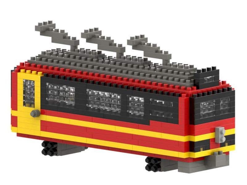 BRIXIES Bausteinmodell Jungfraujochbahn aus 284 Bausteinen