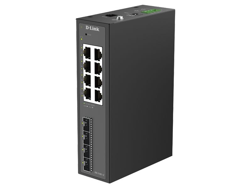 [2107144] D-Link PoE+ Switch DIS-210G-12P 12