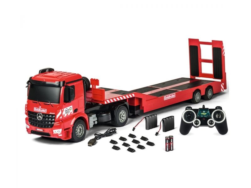[974721] Carson Lastwagen Mercedes-Benz Arocs Goldhofer RTR, 1:20