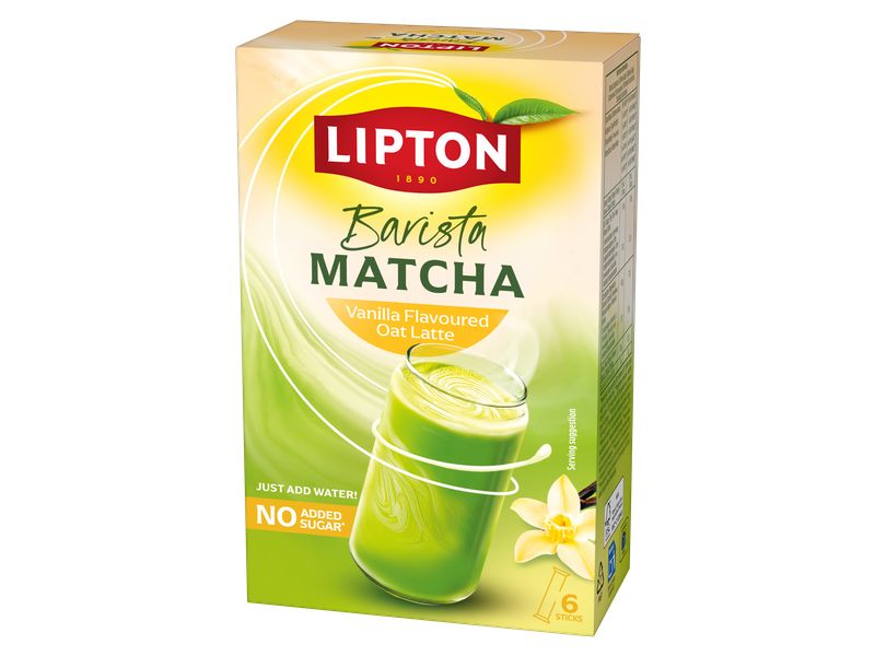 Lipton Barista Matcha Vanilla Oat Pulver 10 Portionssticks