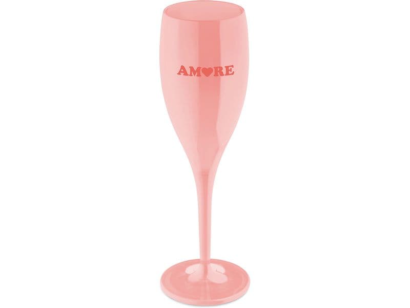 [2085167] Koziol Sektglas Amore 100 ml, 1 Stück, Rosa
