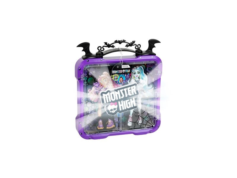 Klein-Toys Monster High Vitrinenkoffer für 4 Puppen