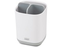 Joseph Joseph Zahnputzbecher EasyStore, 8.4 x 8.4 x 12.7 cm, Weiss / Grau